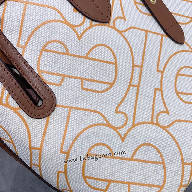 Burberry專門店新款帆布購物袋 巴寶莉棉質帆布手提托特包 yxb1415